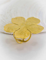 side angle jasmine bloom floral engagement ring gift for her