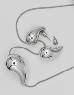 molten_pebble_silver_duo_set_shiny_drop_pendant_with_matching_stud_earrings_canada