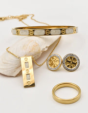 gold bracelet, circle pendant necklace canada, tiktok viral necklaces set for women - black friday jewelry sales deal in montreal