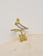 butterfly_flower_shaped_wedding_ring_dual_tone_style