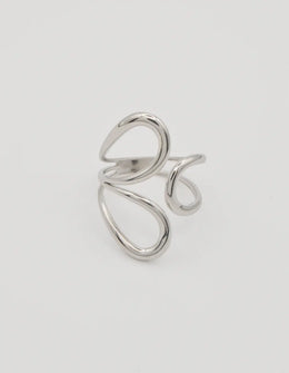 modern_butterfly_teardrop_open_silver_ring_for_women_canada_minimalist_jewelry

