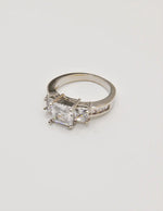 princess_cut_engagement_ring canada three stone timeless jewellery