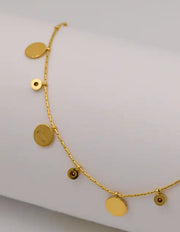 Elegant gift for her necklace displayed against clean grey backdrop