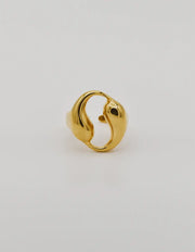 Gold yin bloom adjustable ring perfect gift for her Canada