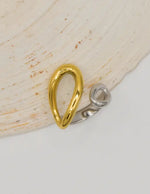 infinity_duo_goden_and_silver_open_ring luxury adjustable two tone ring elegant fashion jewelry canada