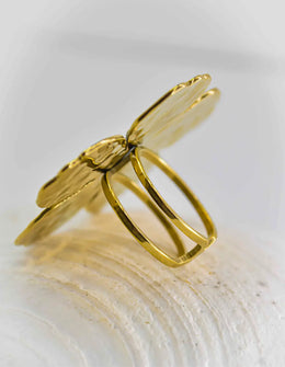 back view of jasmine bloom floral unique engagement rings canada
