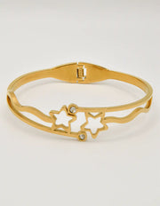 stellar_twinkle_golden_bracelet_for_women_golden_star_bangle_with_crystal_accents_canada_jewellery